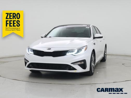 White 2019 Kia Optima S