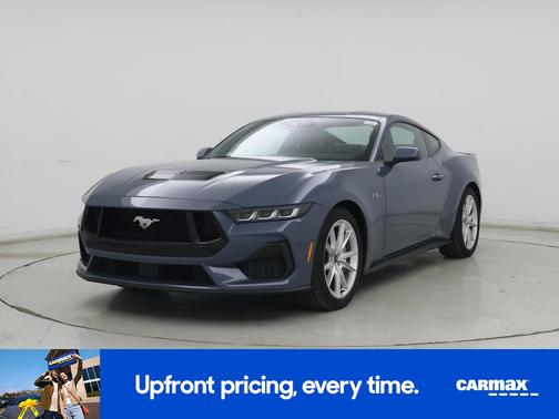 Blue 2024 Ford Mustang GT Premium