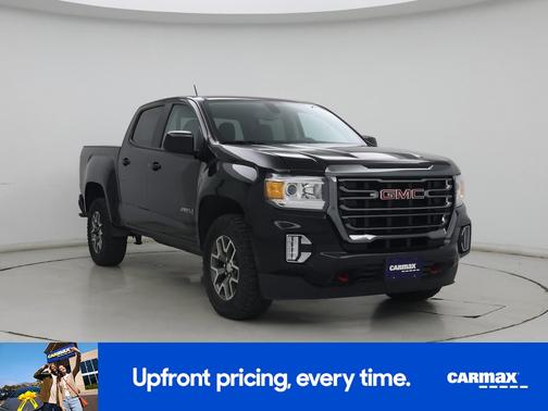 Black 2022 GMC Canyon AT4 with Leather