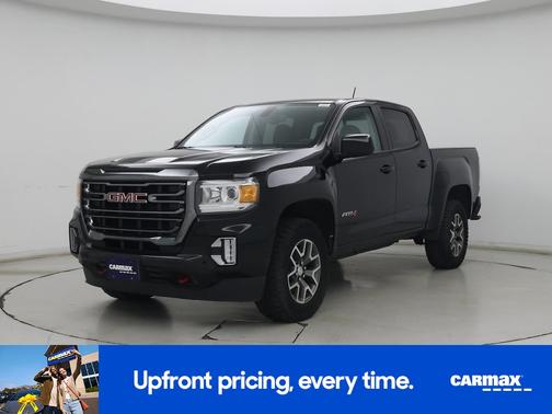 Black 2022 GMC Canyon AT4 with Leather