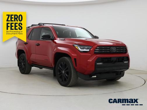 Red 2025 Toyota 4Runner Hybrid Platinum