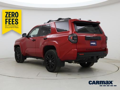Red 2025 Toyota 4Runner Hybrid Platinum