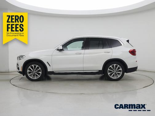 White 2019 BMW X3 XDrive30i