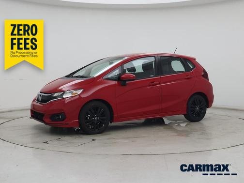 Red 2019 Honda Fit Sport