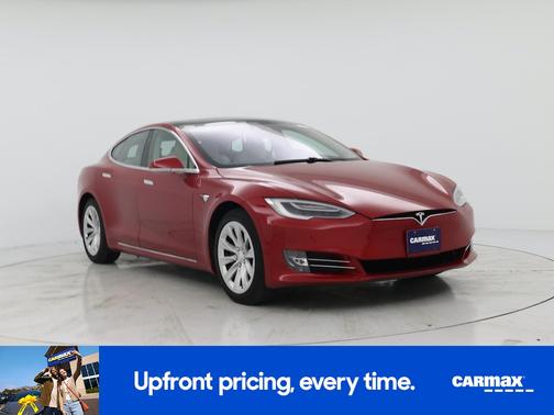 Red 2019 Tesla Model S Long Range