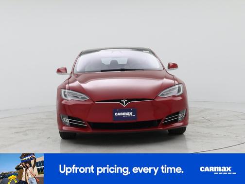 Red 2019 Tesla Model S Long Range