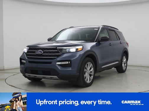 Blue 2021 Ford Explorer XLT