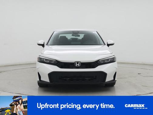White 2025 Honda Civic LX