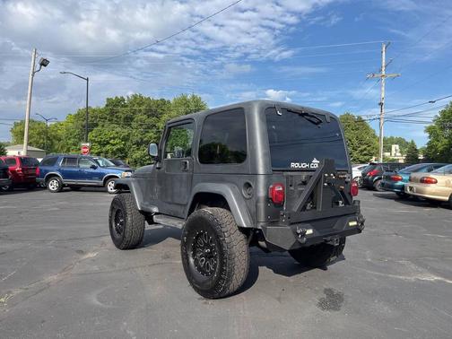 Black 2003 Jeep Wrangler Sahara