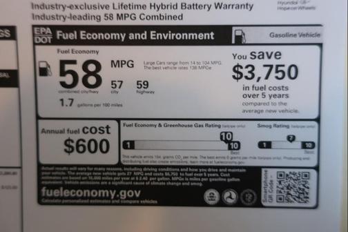 2018 Hyundai IONIQ Hybrid Blue