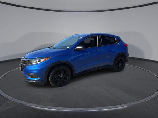 Aegean Blue Metallic 2021 Honda HR-V AWD Sport