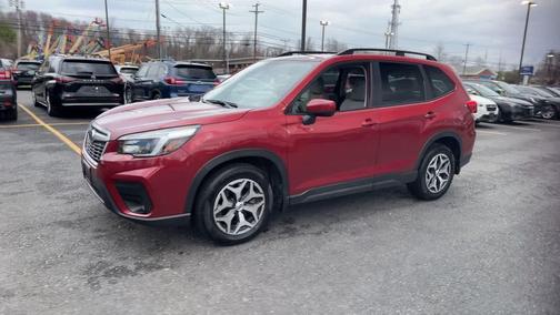 Crimson Red Pearl 2021 Subaru Forester Premium