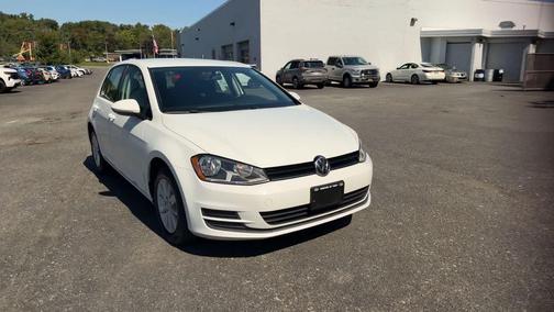 Pure White 2017 Volkswagen Golf TSI S 4-Door