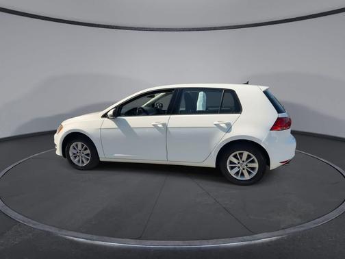 Pure White 2017 Volkswagen Golf TSI S 4-Door