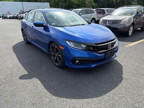 Aegean Blue Metallic 2019 Honda Civic Sport
