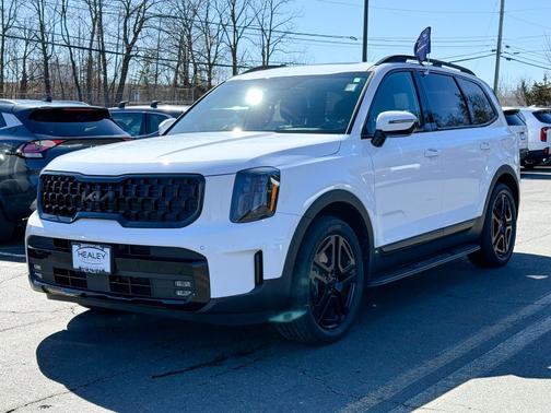 Glacial White Pearl 2025 Kia Telluride SX-Prestige X-Line AWD