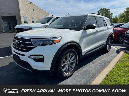 Star White Metallic Tri-Coat 2020 Ford Explorer XLT