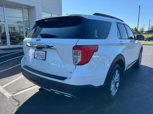 Star White Metallic Tri-Coat 2020 Ford Explorer XLT