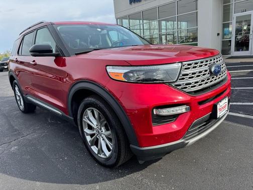 Rapid Red Metallic Tinted Clearcoat 2021 Ford Explorer Limited
