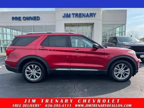 Rapid Red Metallic Tinted Clearcoat 2021 Ford Explorer Limited