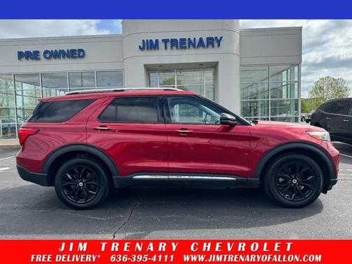 Rapid Red Metallic Tinted Clearcoat 2021 Ford Explorer Limited
