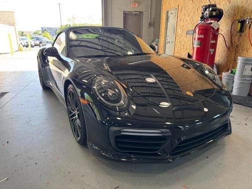Jet Black Metallic 2017 Porsche 911 Turbo