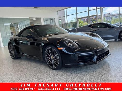 Jet Black Metallic 2017 Porsche 911 Turbo