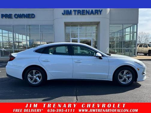 Quartz White 2021 Hyundai SONATA SE