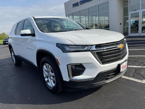 Summit White 2023 Chevrolet Traverse LS