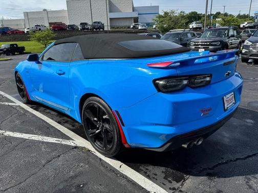 Rapid Blue 2022 Chevrolet Camaro RWD Convertible LT1