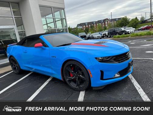 Rapid Blue 2022 Chevrolet Camaro RWD Convertible LT1