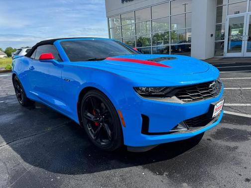 Rapid Blue 2022 Chevrolet Camaro RWD Convertible LT1