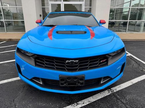 Rapid Blue 2022 Chevrolet Camaro RWD Convertible LT1
