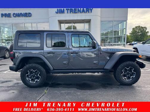 Granite Crystal Metallic Clearcoat 2023 Jeep Wrangler 4xe Rubicon