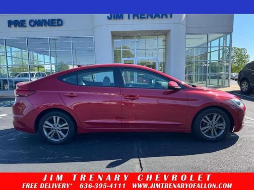 Scarlet Red 2018 Hyundai ELANTRA SEL