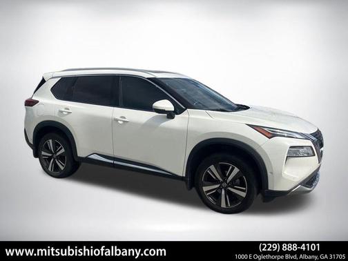 Pearl White Tricoat 2021 Nissan Rogue Platinum