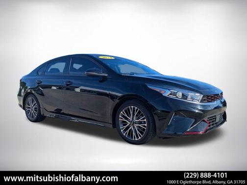 Aurora Black 2024 Kia Forte GT-Line