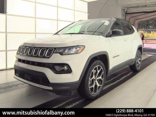 Bright White Clearcoat 2025 Jeep Compass Limited