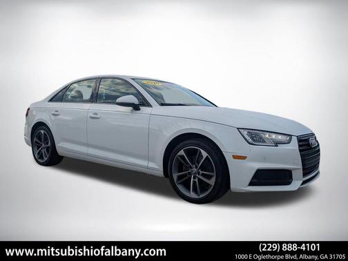 Ibis White 2019 Audi A4 2.0T Titanium Premium
