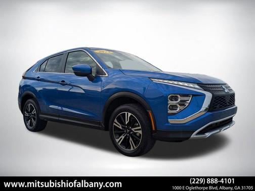 Lightning Blue Metallic 2025 Mitsubishi Eclipse Cross SE