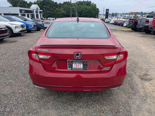 San Marino Red 2022 Honda Accord Hybrid Sport