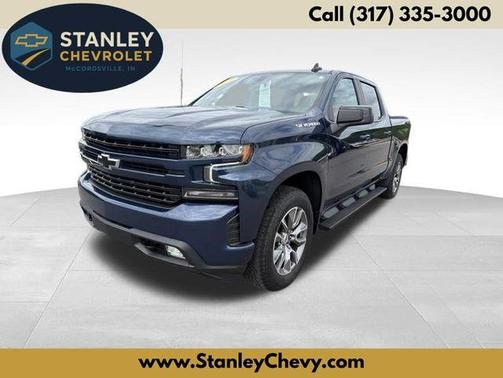 Blue Metallic 2021 Chevrolet Silverado 1500 RST