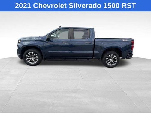 Blue Metallic 2021 Chevrolet Silverado 1500 RST