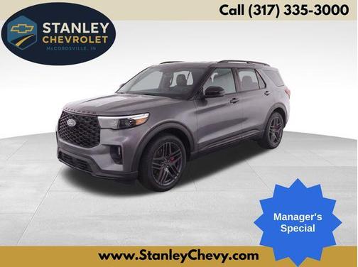 Gray Metallic 2025 Ford Explorer ST-Line