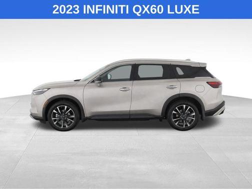 Warm Titanium 2023 INFINITI QX60 Luxe