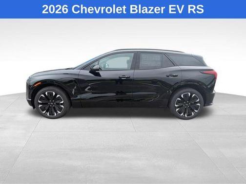 Black 2026 Chevrolet Blazer EV RS
