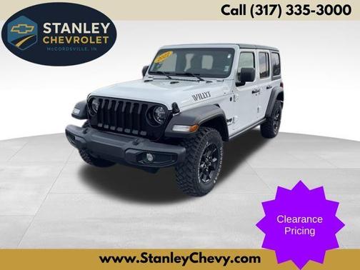 Bright White Clearcoat 2022 Jeep Wrangler Unlimited Sport