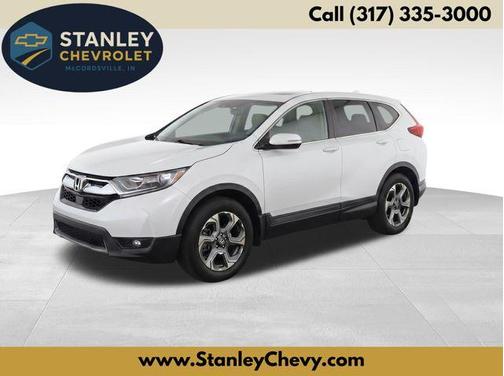 White 2019 Honda CR-V EX