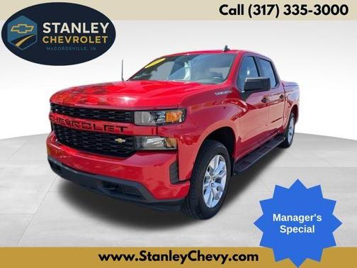 Red 2021 Chevrolet Silverado 1500 Custom