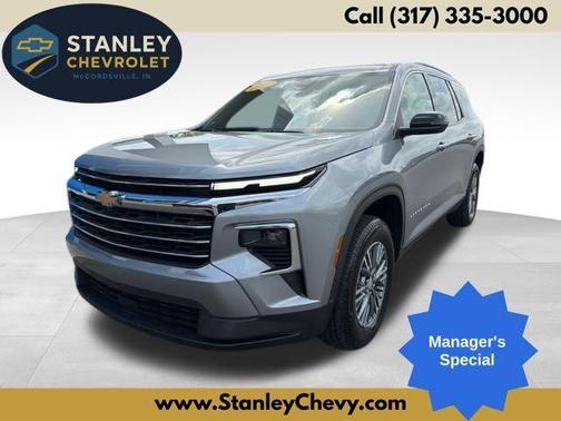 Sterling Gray Metallic 2025 Chevrolet Traverse LT